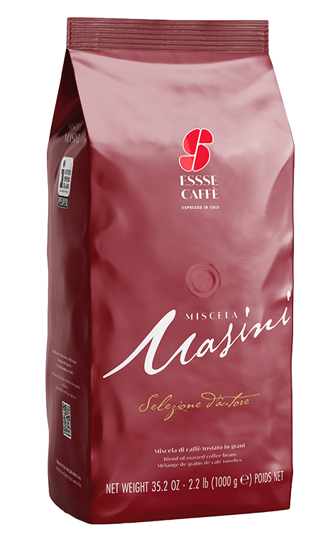 Premium Coffee Beans MASINI Blend. Certified Italian Espresso