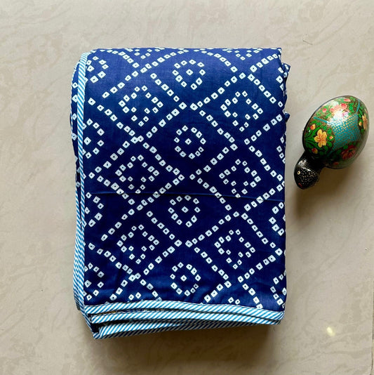 Tulip Handblock 100% cotton Double Bed Dohar | Jaipuri print