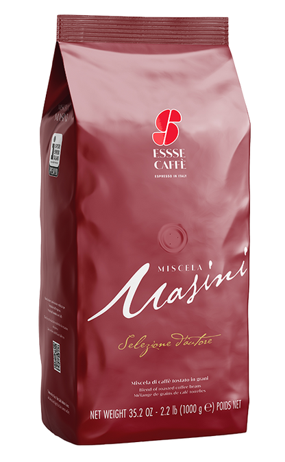 Premium Coffee Beans MASINI Blend. Certified Italian Espresso