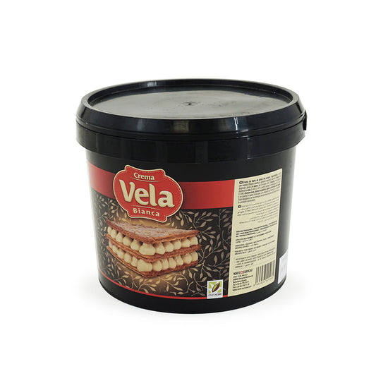 WHITE CHOCOLATE HAZELNUT SPREAD - VELA - 6 KG